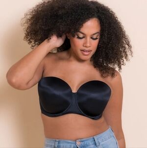 NEW Curvy Kate Smoothie Strapless Bra Sz 38G (UK 38F) In Black